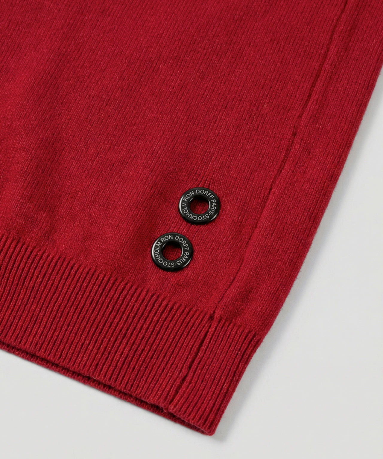 Knitted T-Shirt: Red