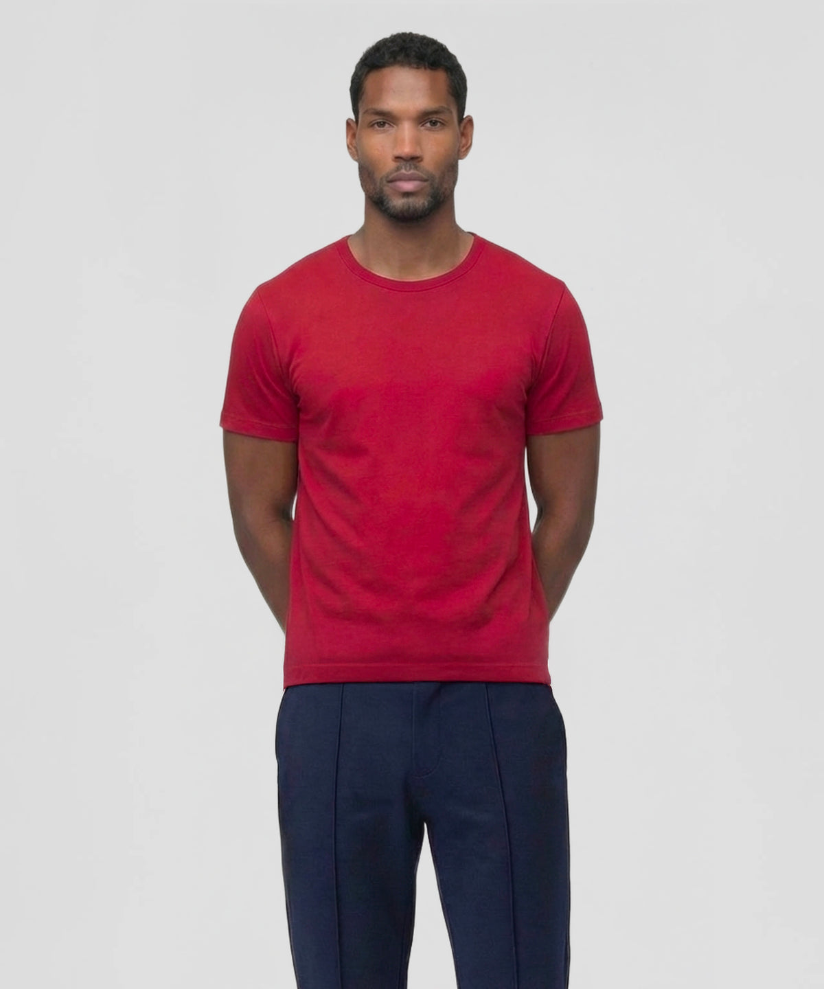 Crew Neck T-Shirt Eyelet Edition: Red