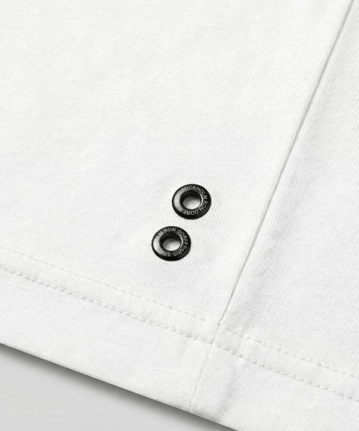 Linen T-Shirt Eyelet Edition: White