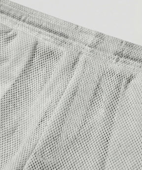 Mesh Home Shorts: Grey Melange