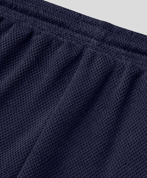 Mesh Home Shorts: Navy