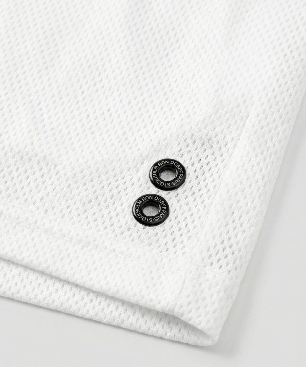 Mesh Home Shorts: White