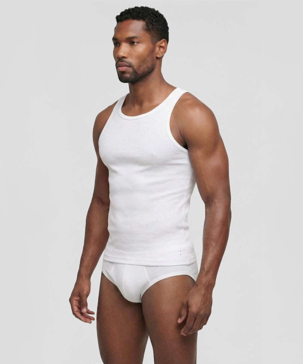 White Tank Top Men - Premium & Stylish Essentials | Ron Dorff
