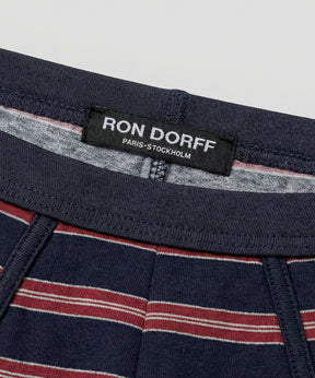 RON DORFF Y Front Briefs w. Stripes: Navy