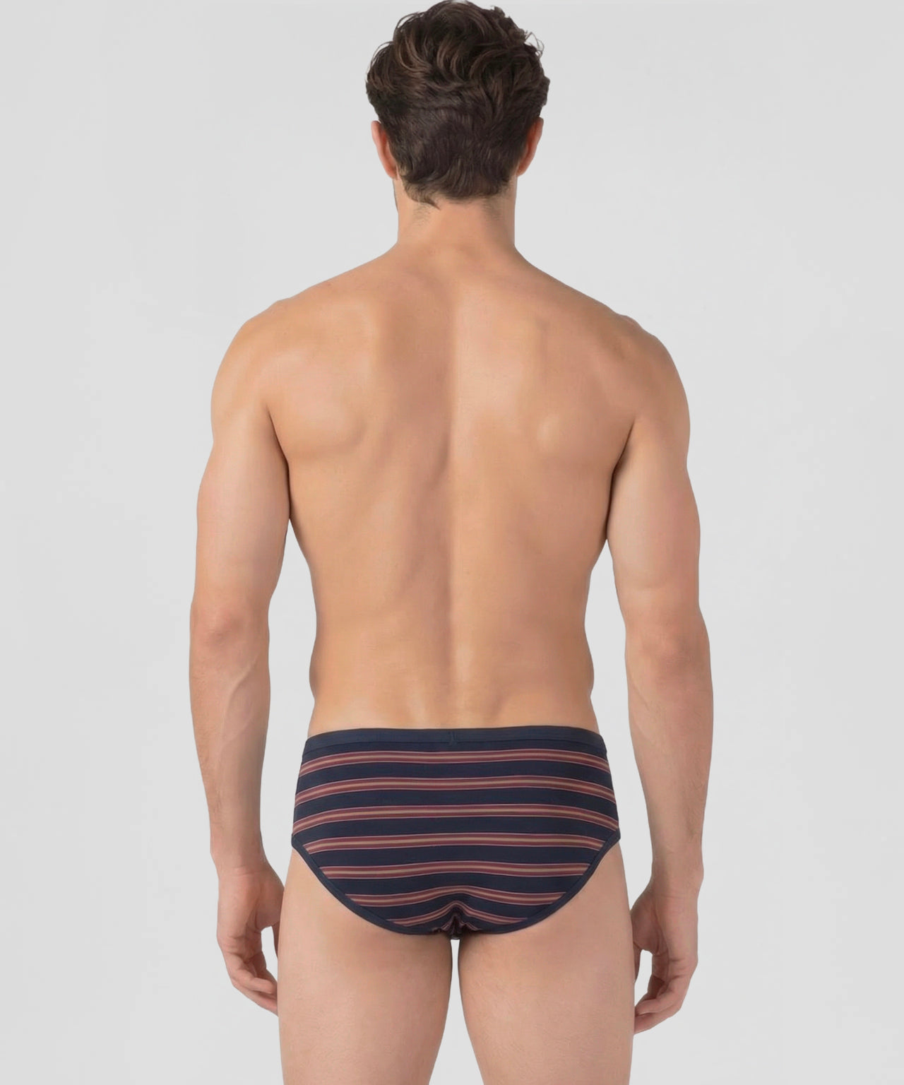 RON DORFF Y-Front Briefs w. Stripes Navy