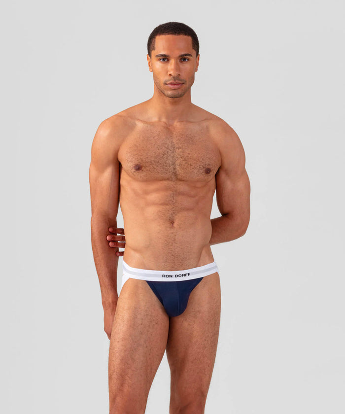 RON DORFF Jockstrap: Navy