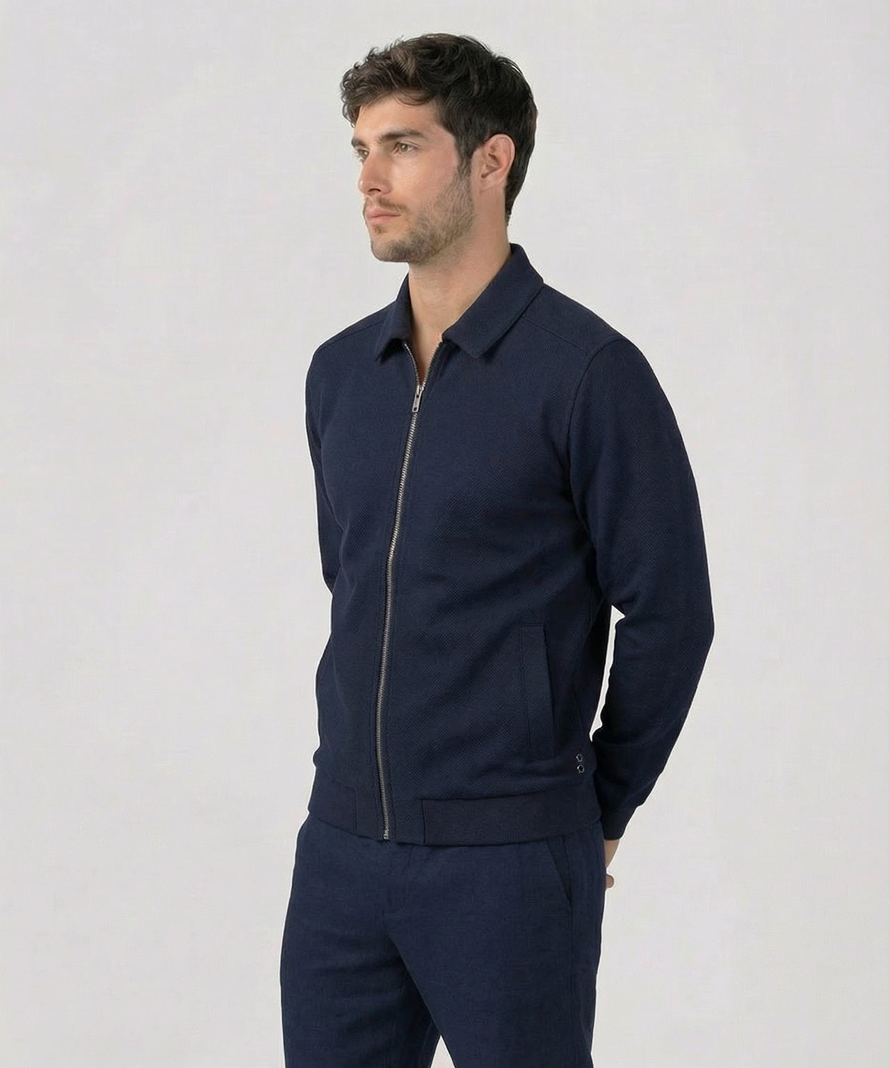 RD Tennis Jacket: Navy