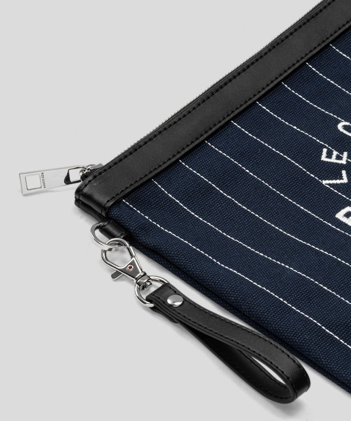 City Pocket w. Pin Stripes: Navy/White