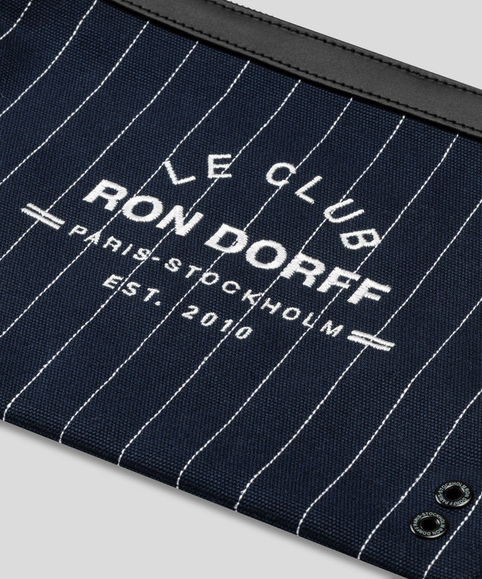 City Pocket w. Pin Stripes: Navy/White