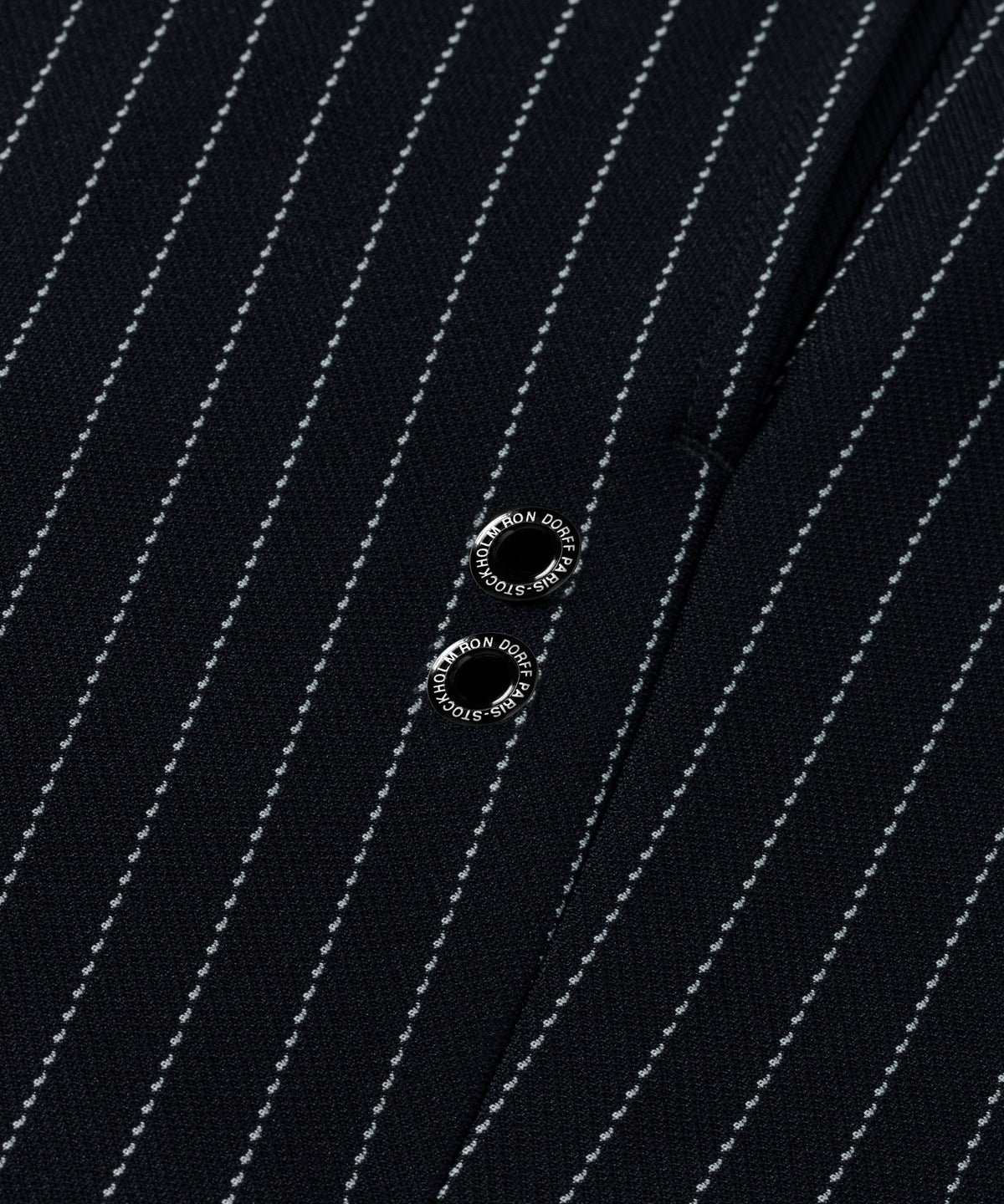 RD Tennis Pants w. Pin Stripes: Navy