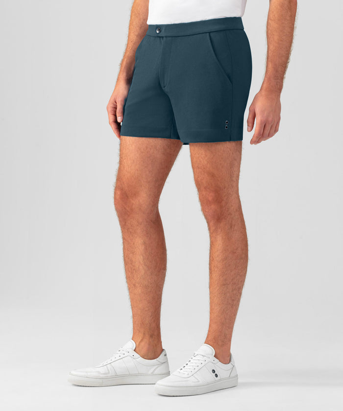 RD Tennis Shorts: Baltic Blue