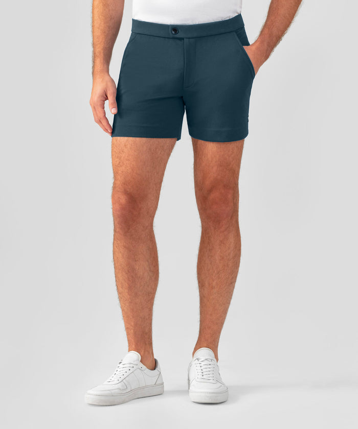 RD Tennis Shorts: Baltic Blue