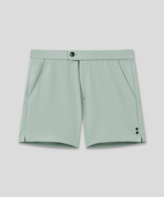 RD Tennis Shorts: Gray Mist