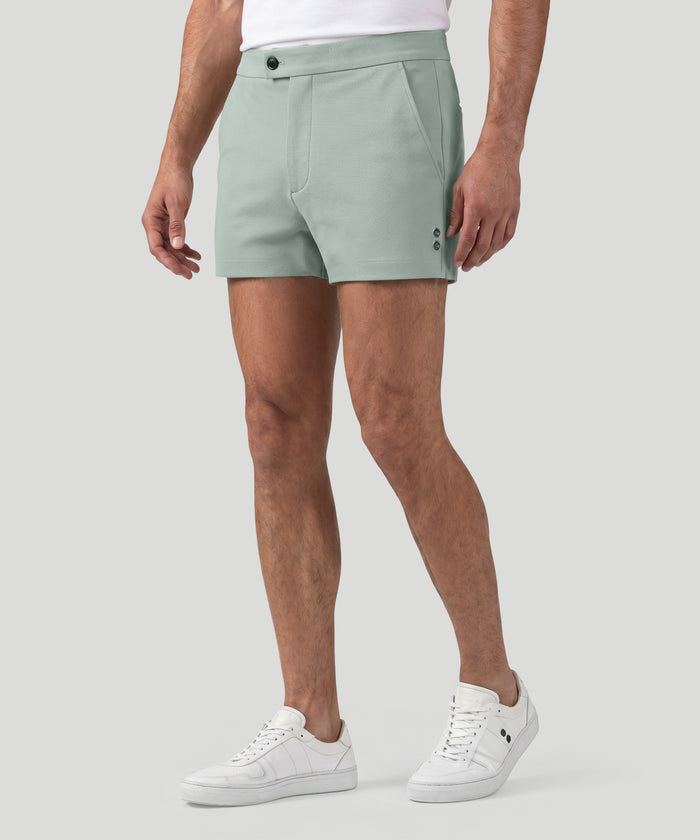 RD Tennis Shorts: Gray Mist