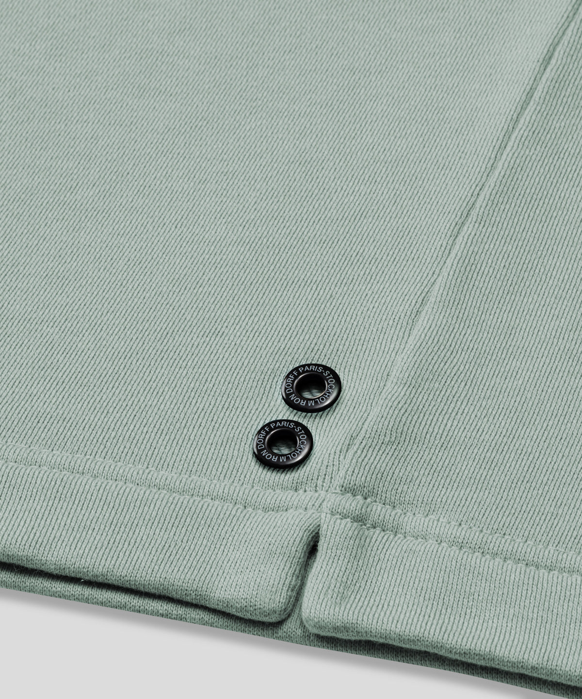 Organic Cotton Sleeveless Sweatshirt "DISCIPLINE": Gray Mist