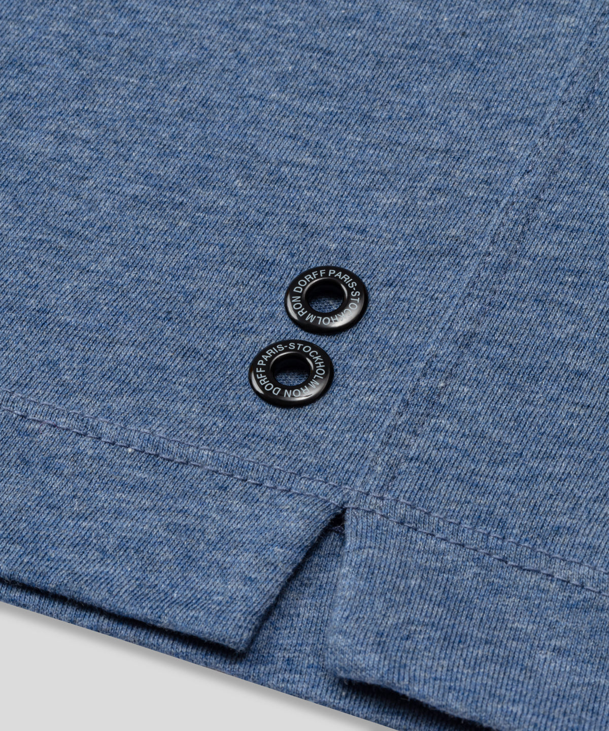 Cotton Home Shorts: Blue Melange