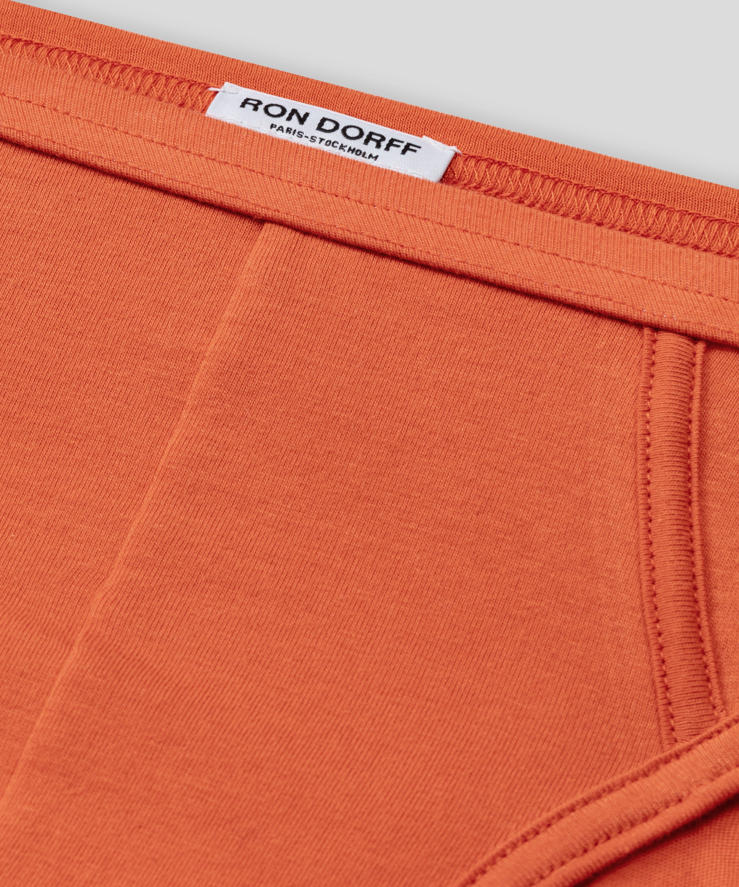 Slim Y-Front Briefs: Orange Dust