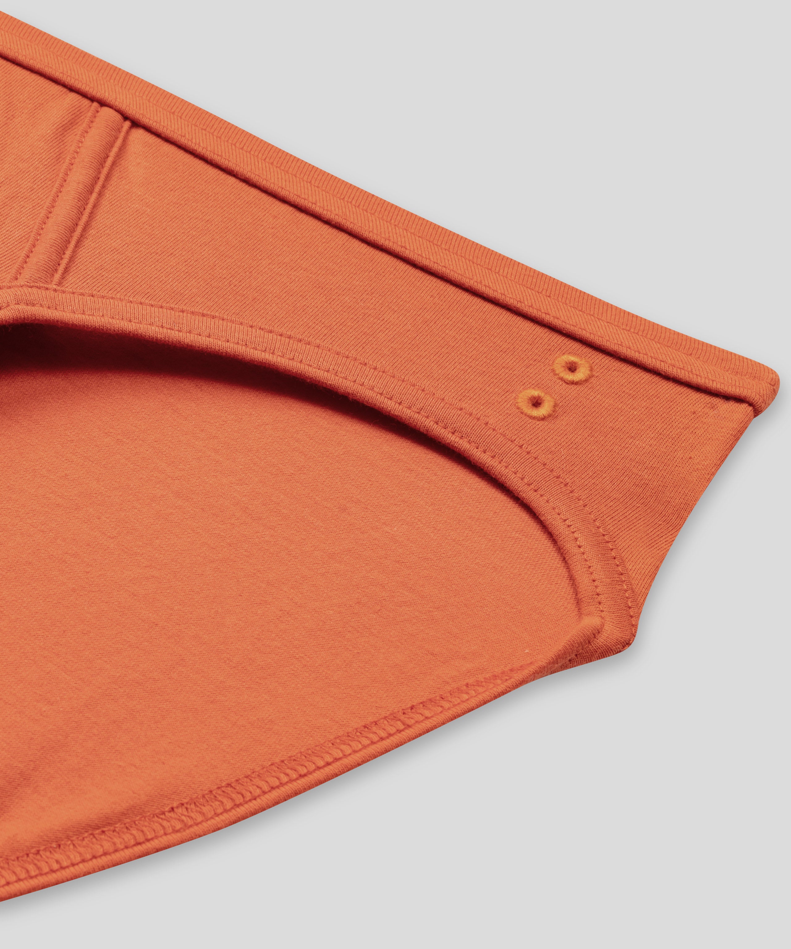 Slim Y-Front Briefs: Orange Dust