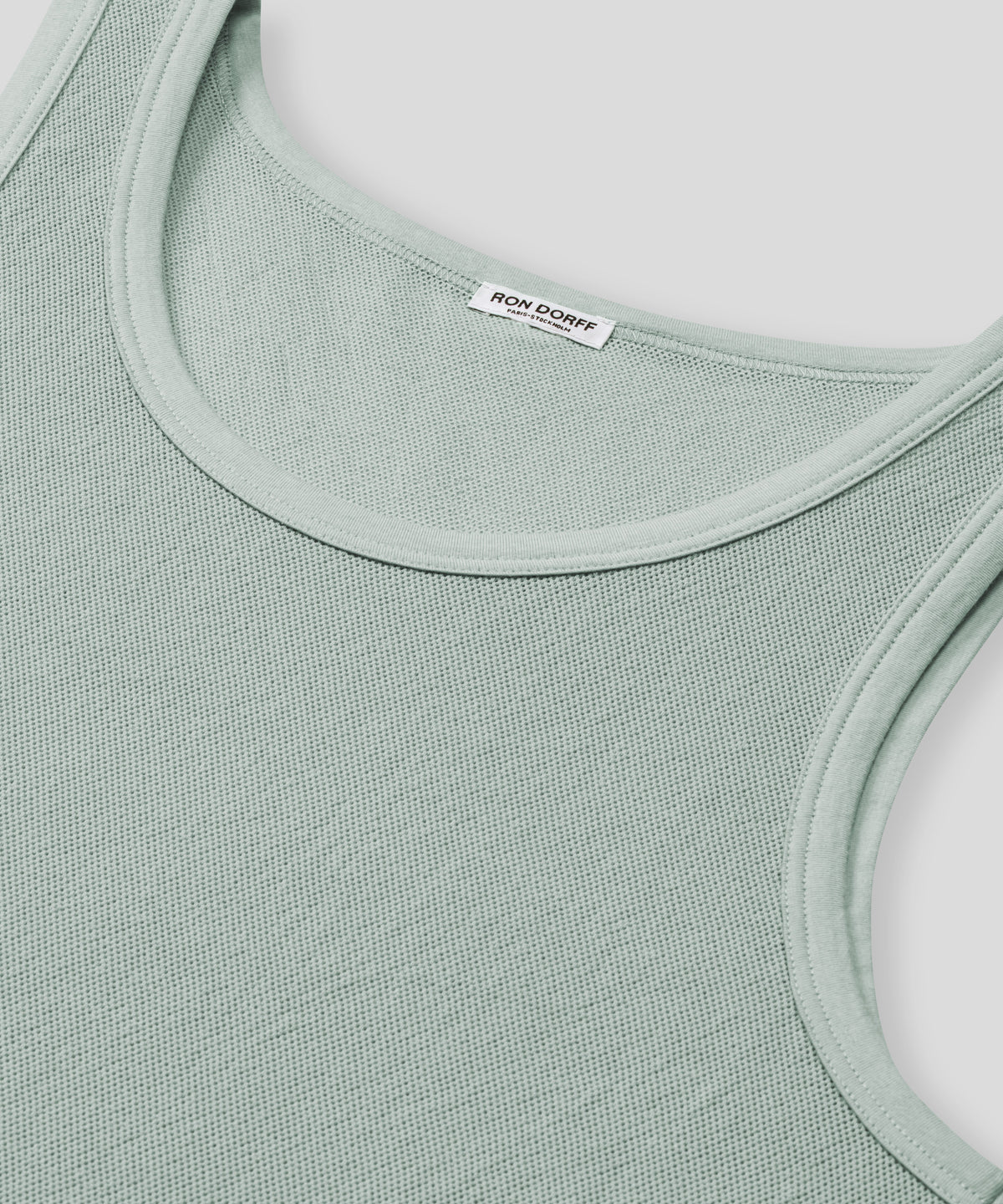 Mesh Tank Top: Gray Mist