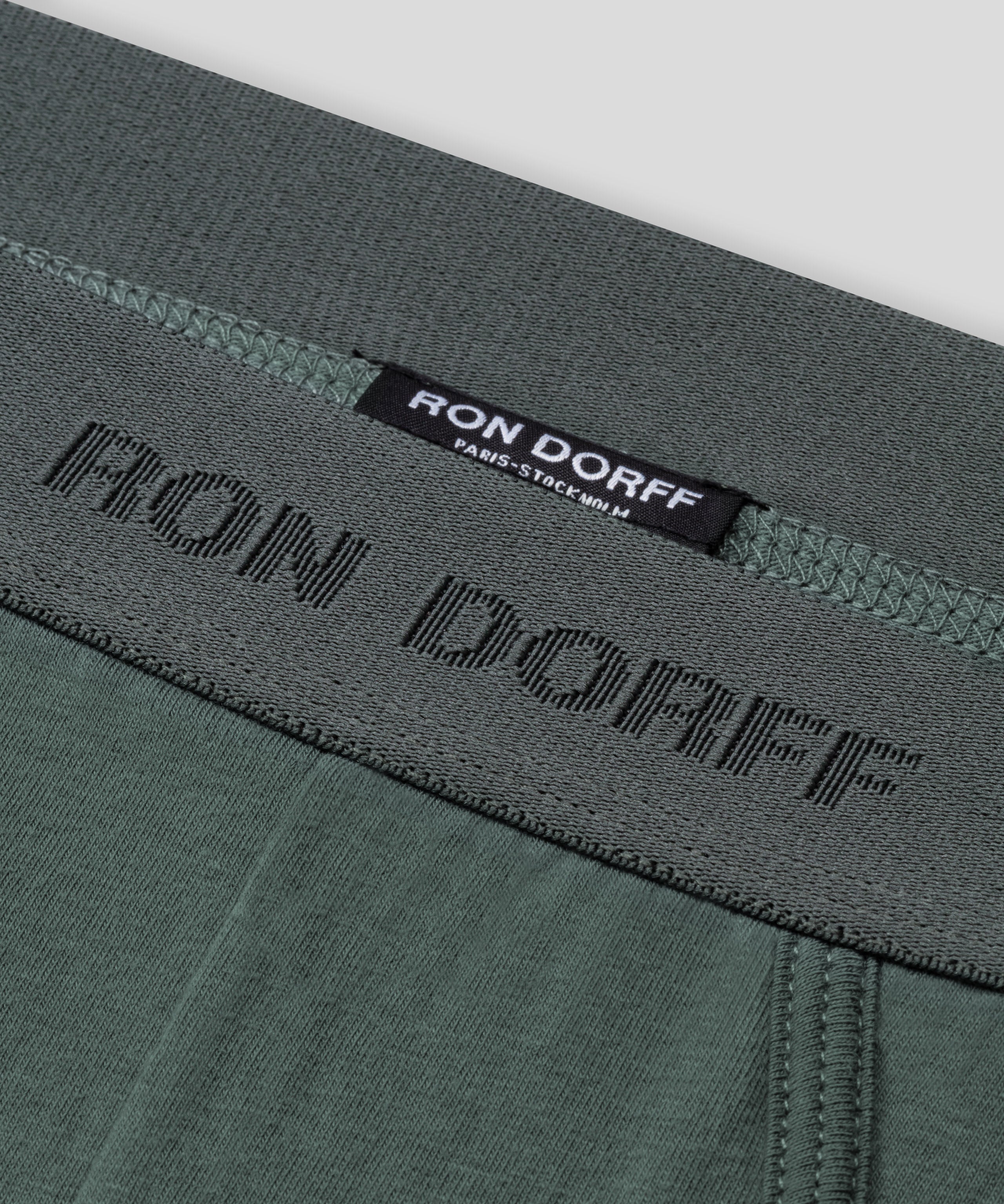 RON DORFF Y-Front Briefs: Balsam Green