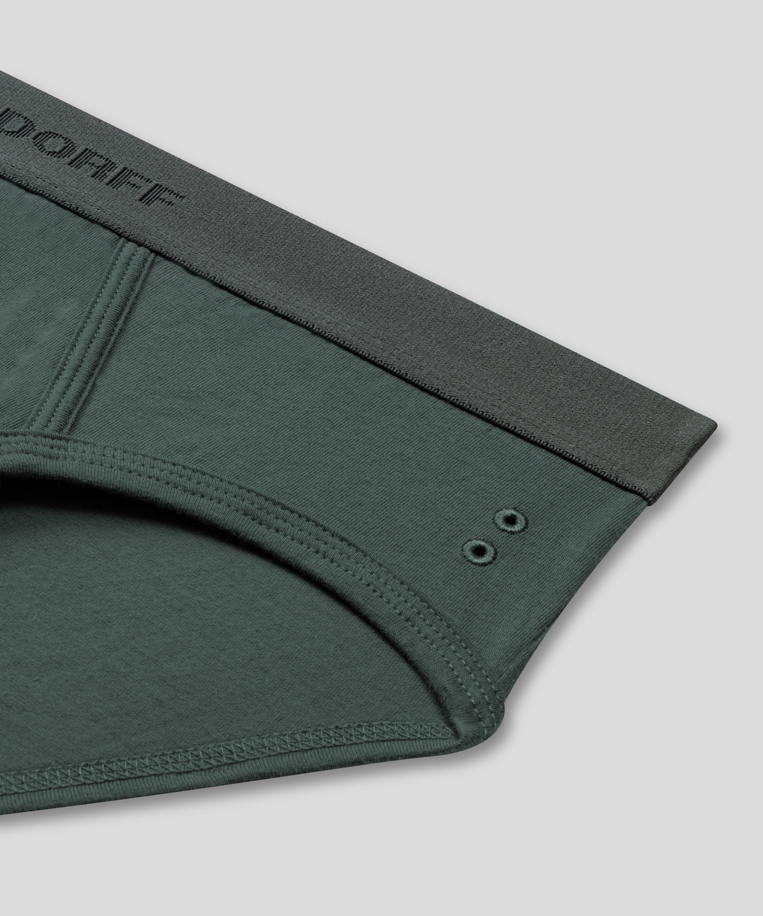 RON DORFF Y-Front Briefs: Balsam Green