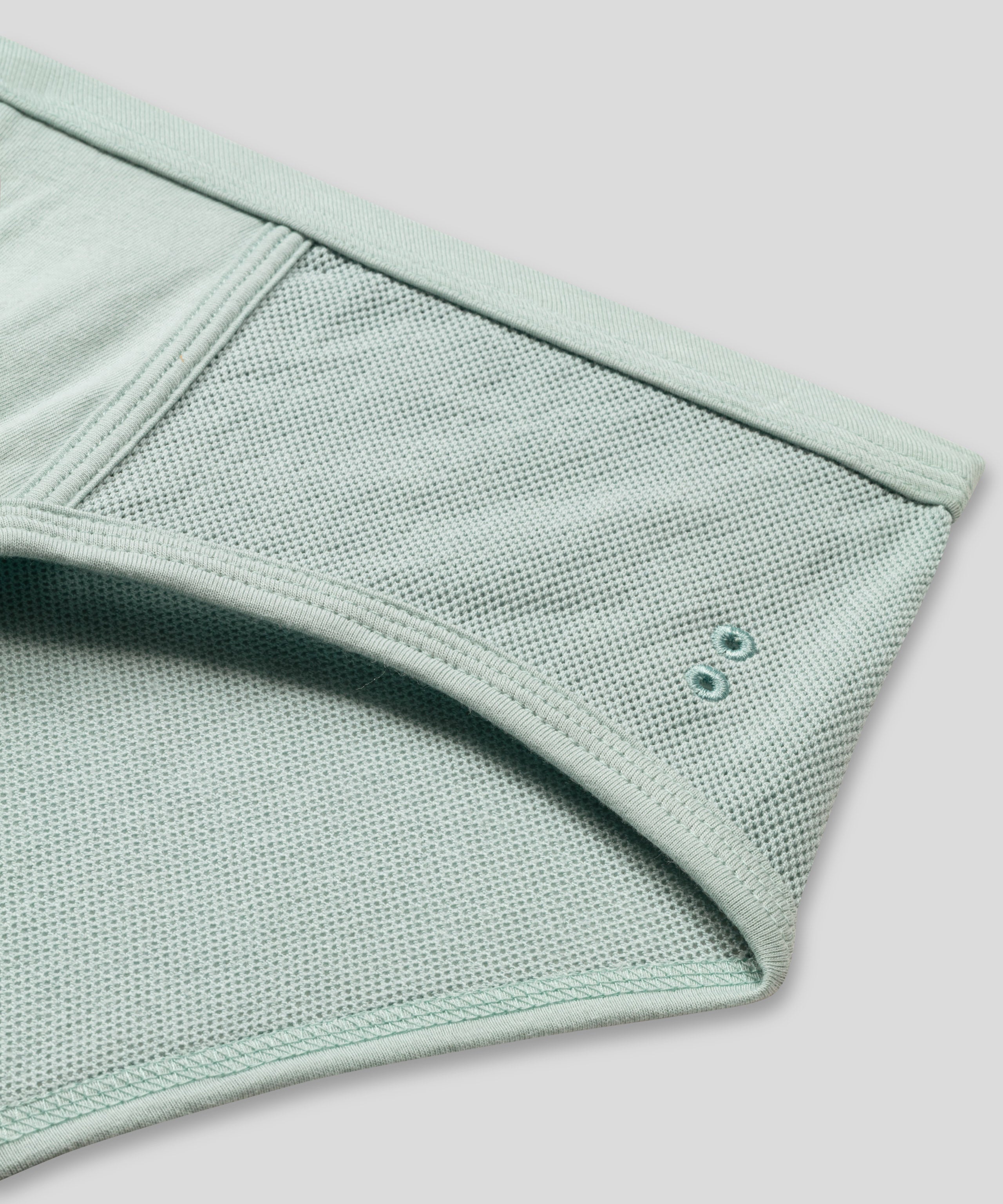 Mesh Y-Front Briefs: Gray Mist