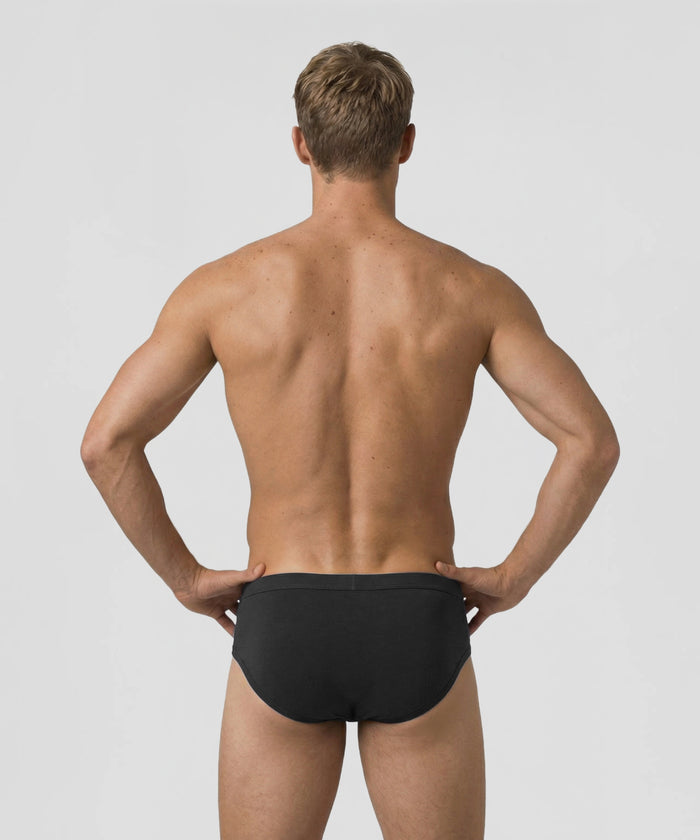 Y-Front Briefs: Black