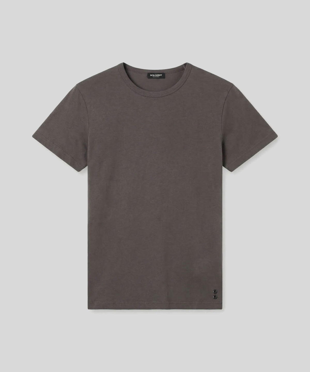 Crew Neck T-Shirt Eyelet Edition: Espresso Nude