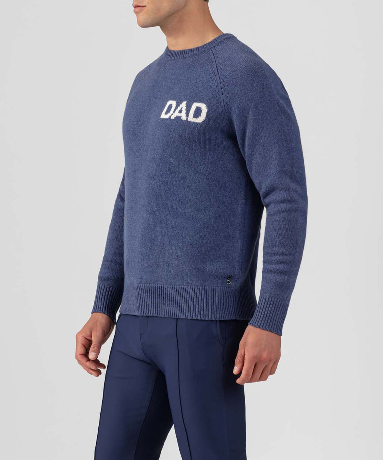 Merinos Wool Sweater "DAD": Skyfall