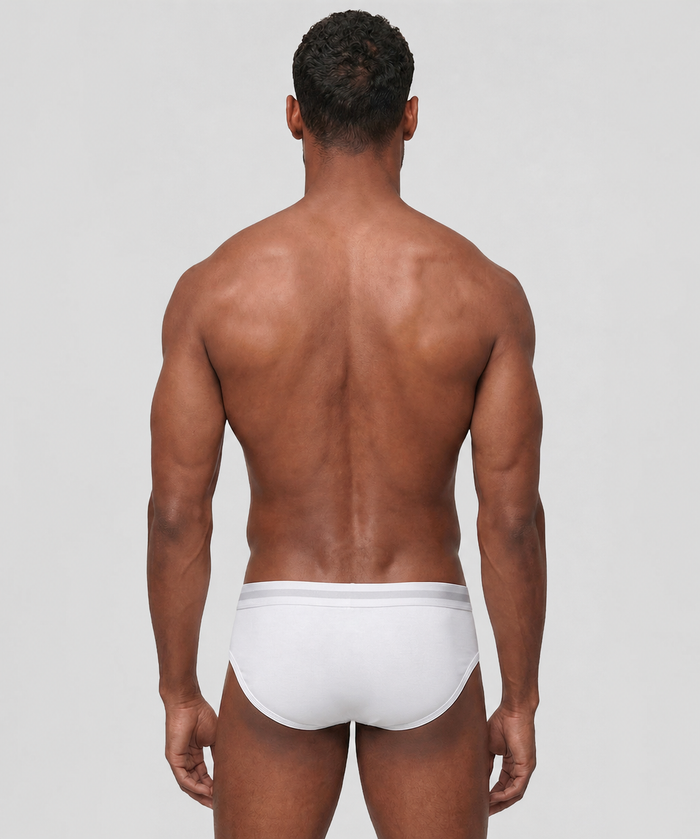 RON DORFF Y-Front Briefs: White