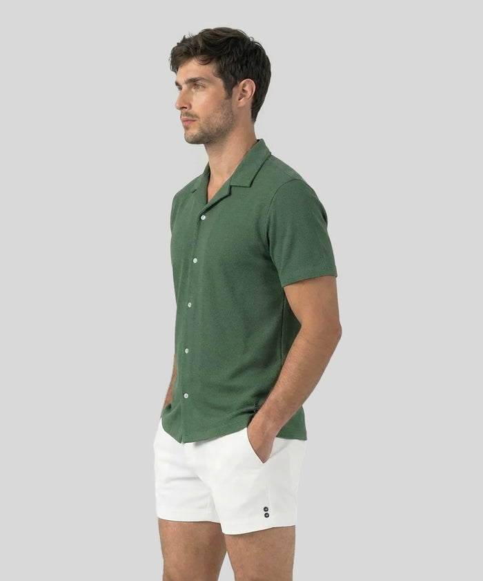Mesh Shirt: Court Green