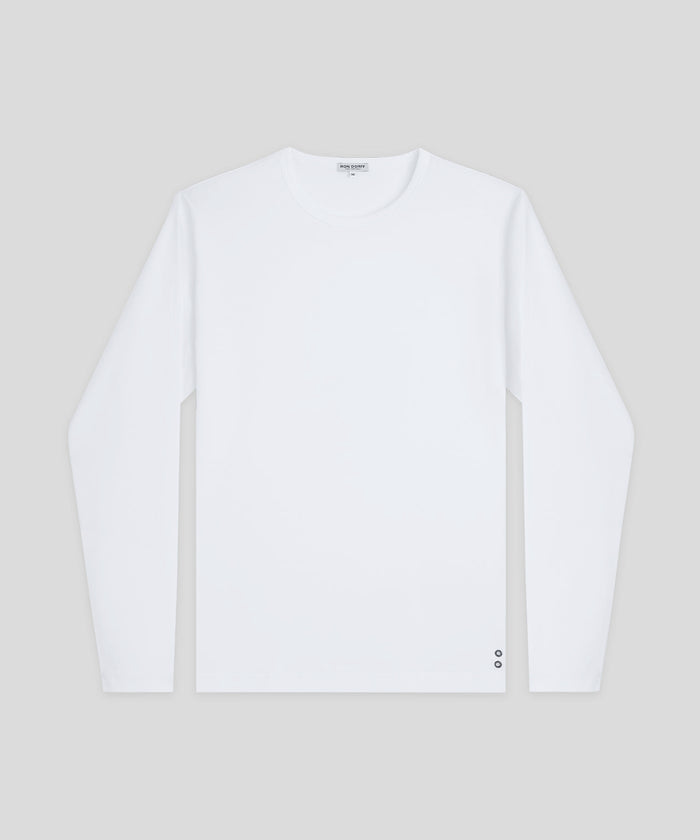 Long Sleeve T-Shirt Eyelet Edition: White