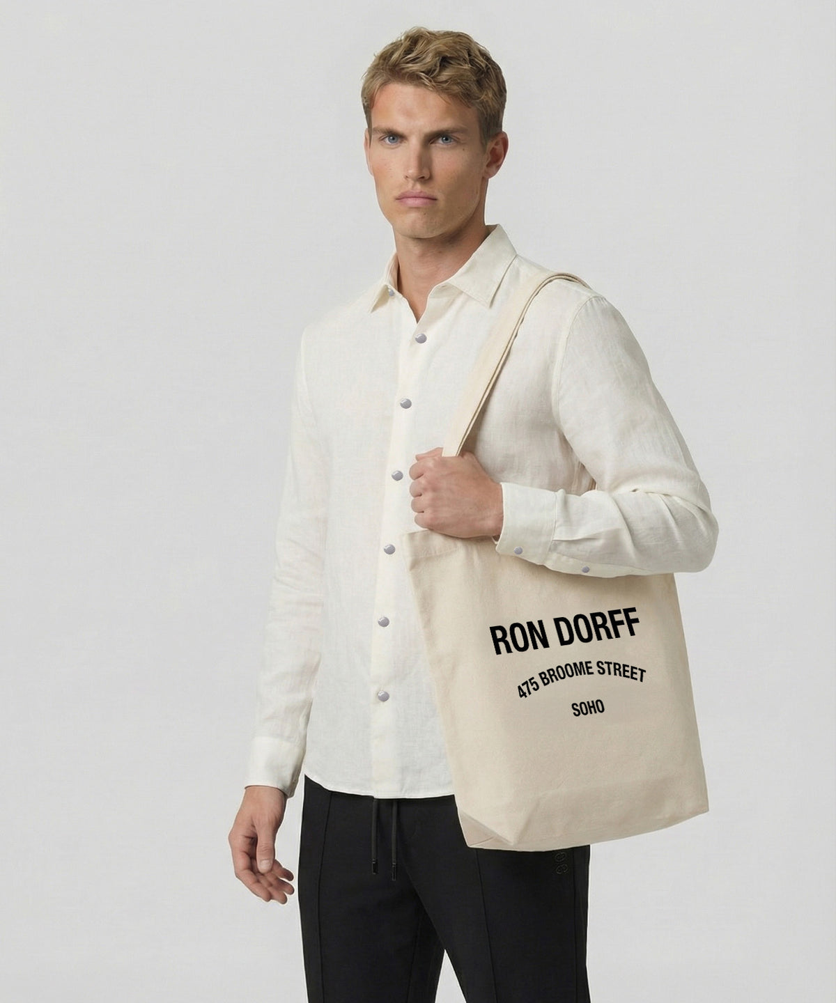 Tote Bag "BROOME": Retro White