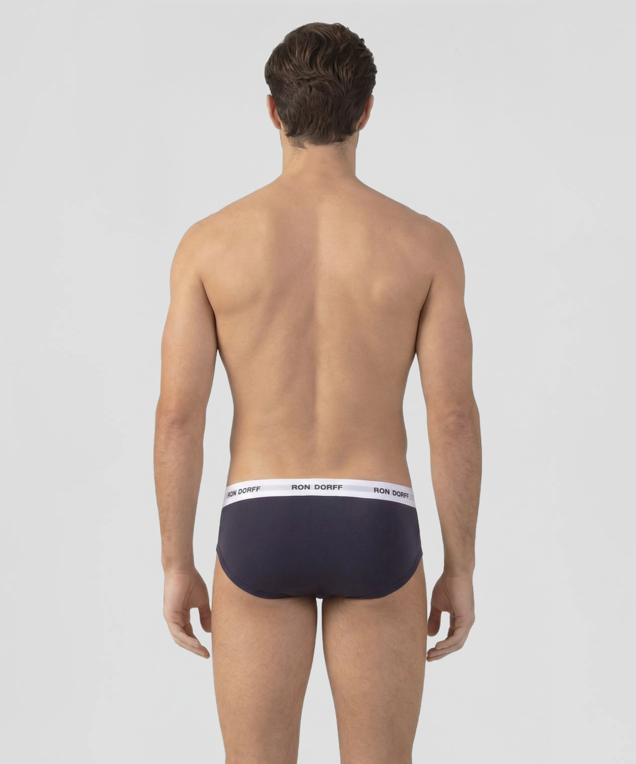 RON DORFF Y-Front Briefs: Navy