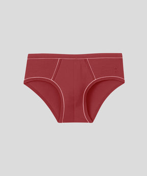 Y-Front Briefs w. Piping: Red