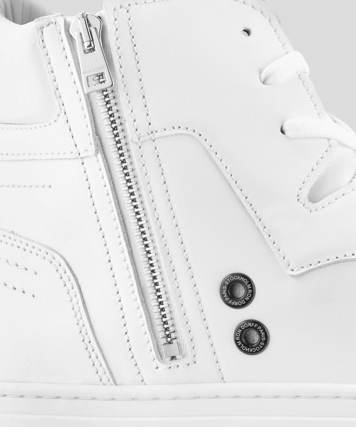 Viking Hi-tops: White | Ron Dorff
