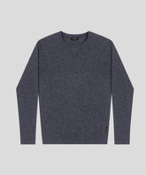 Cashmere Sweater Eyelet Edition: Dark Grey Melange