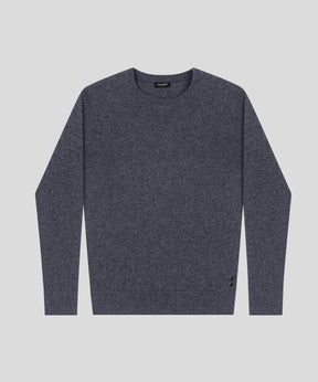 Cashmere Sweater Eyelet Edition: Dark Grey Melange