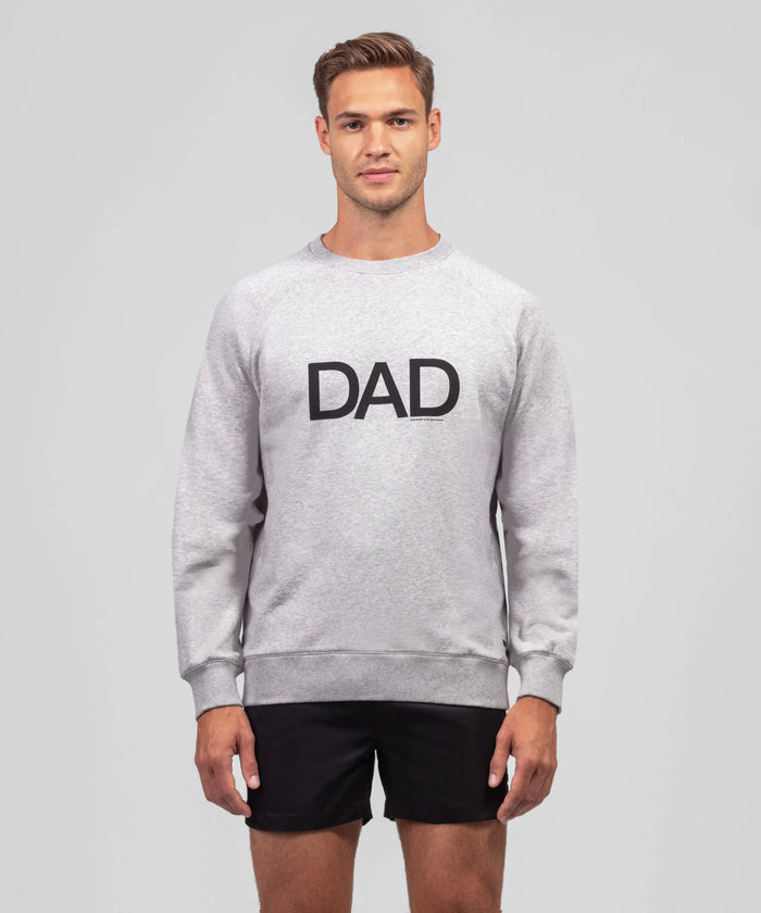 Organic Cotton Sweatshirt DAD: Heather Grey