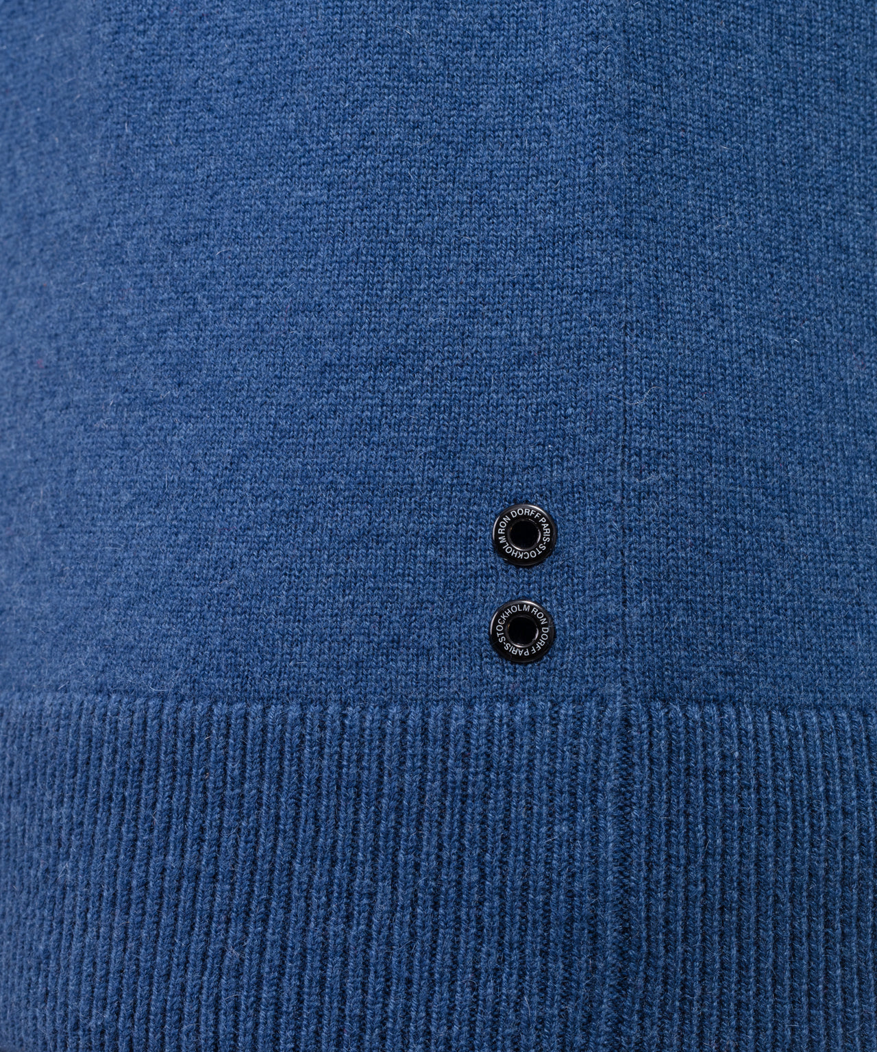 Cashmere Sweatshirt "DAD" : Blue Lake