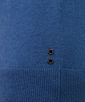 Cashmere Sweatshirt "DAD" : Blue Lake