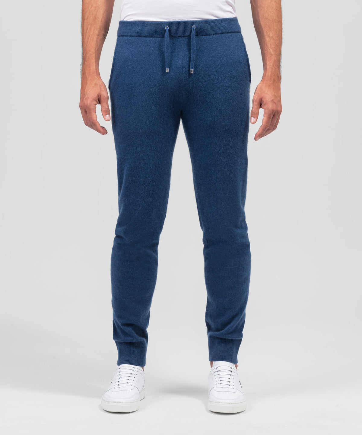 Cashmere Pants: Blue Lake