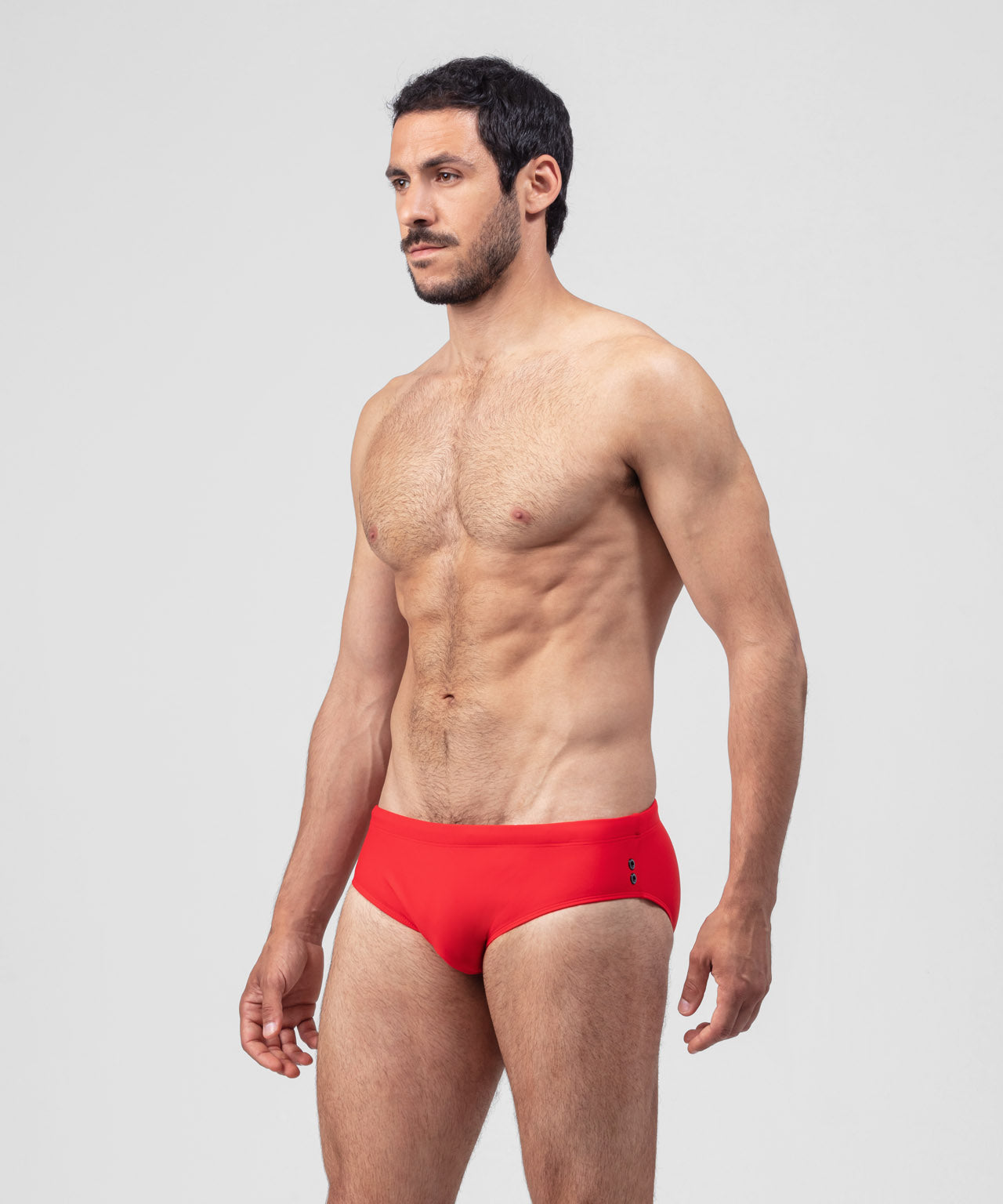 Swim Briefs: Red