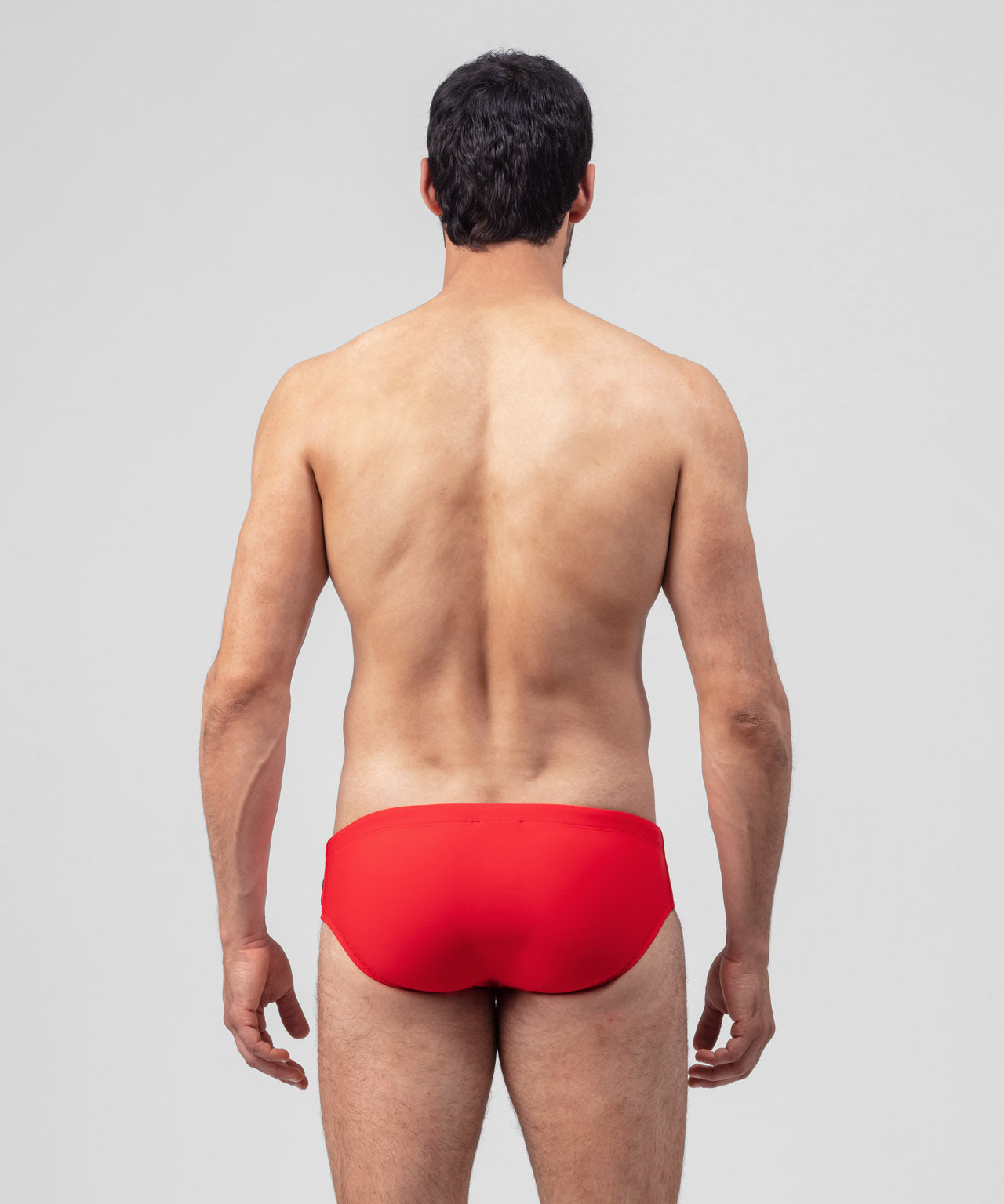 Swim Briefs: Red