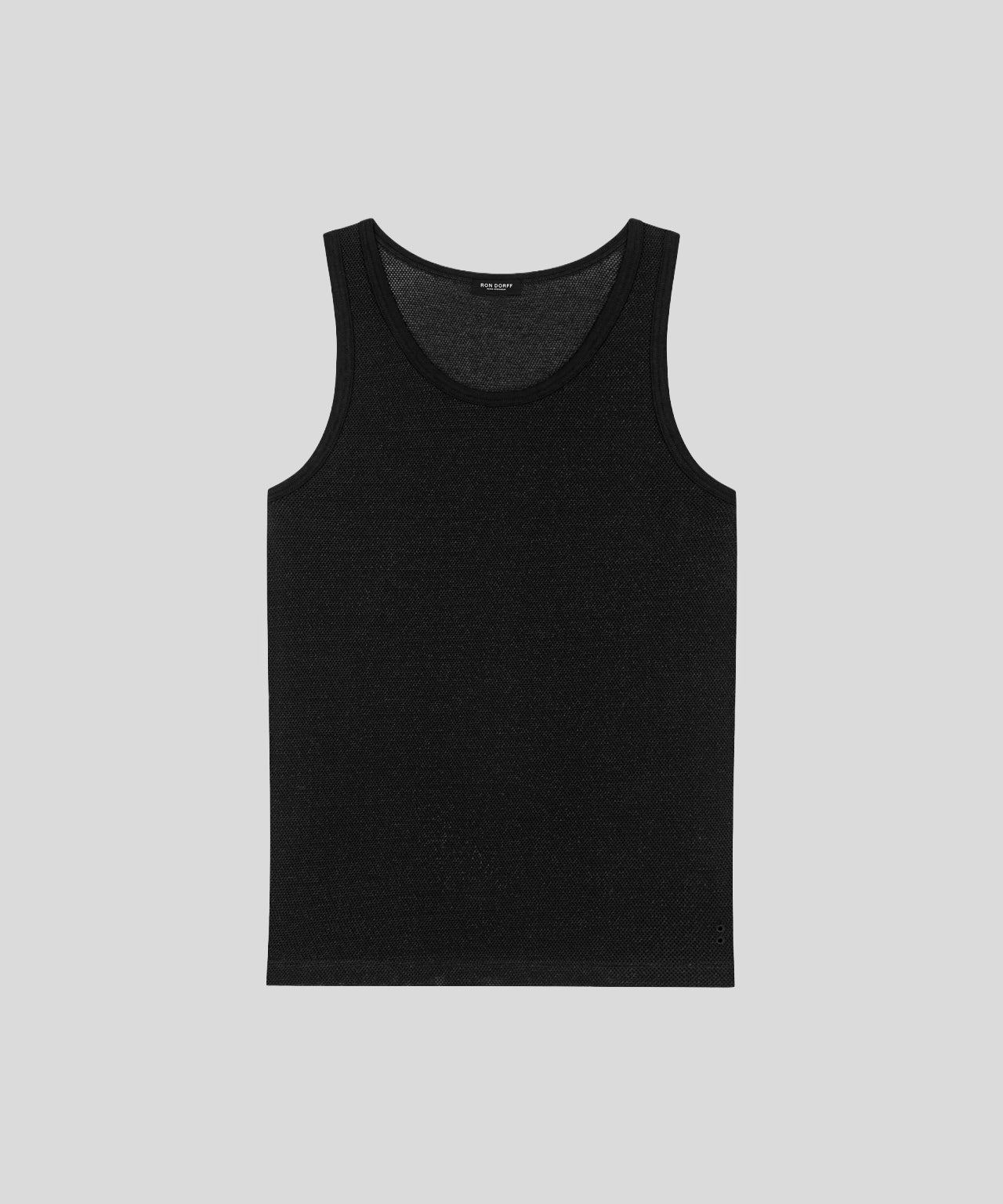 Mesh Tank Top: Black | Ron Dorff