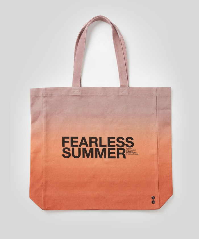 Tote Bag "FEARLESS": Sunset Orange