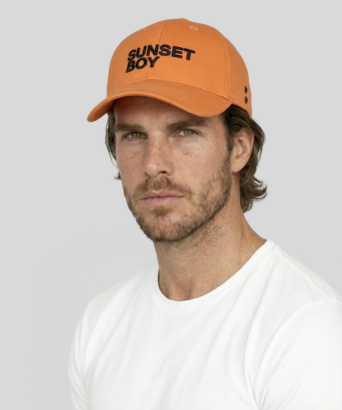 Coach Cap "SUNSET BOY": Sunset Orange