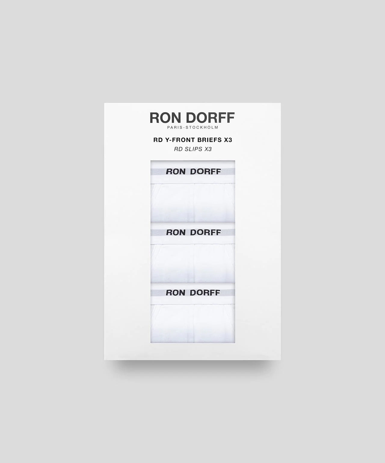 RON DORFF Y-Front Briefs Kit: White