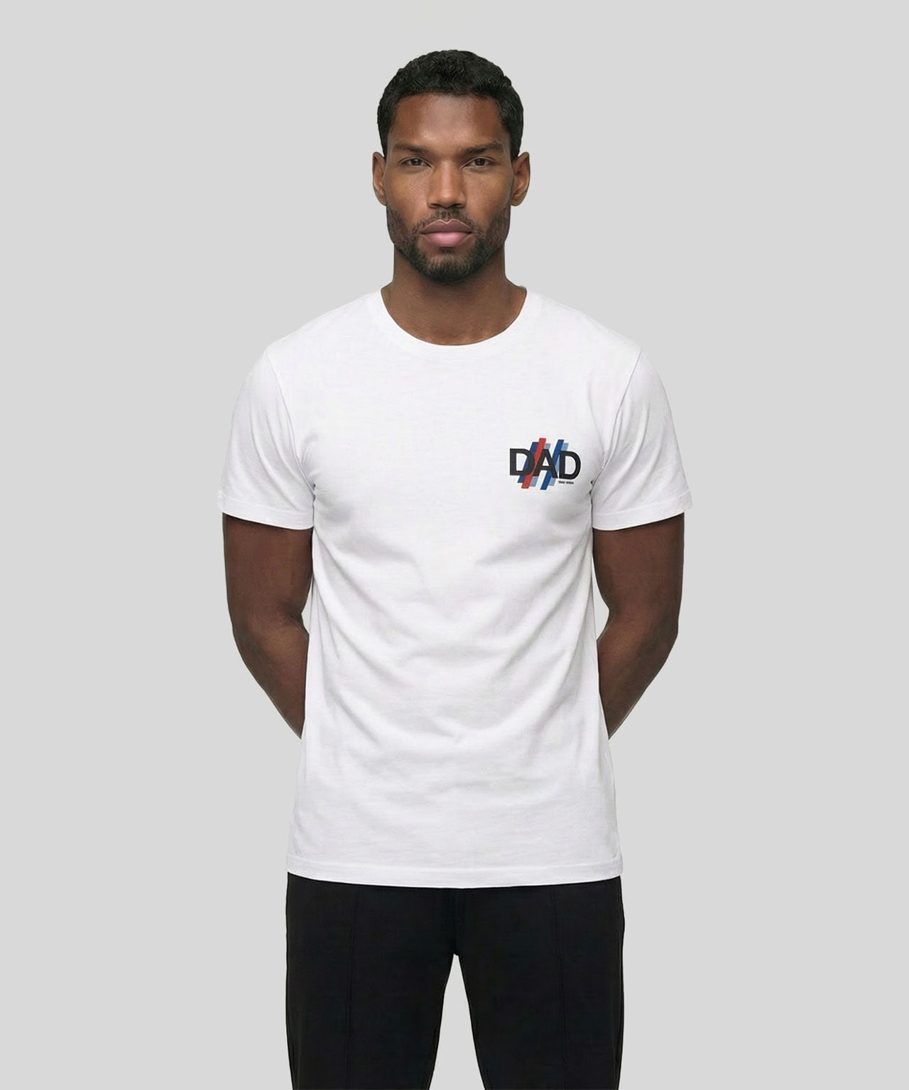 Organic Cotton T-Shirt "DAD": White