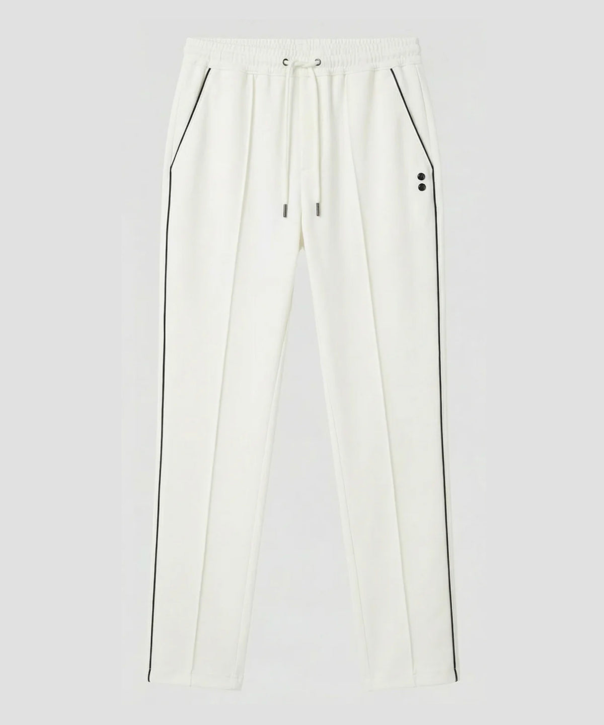 City Pants w. Piping: Off White
